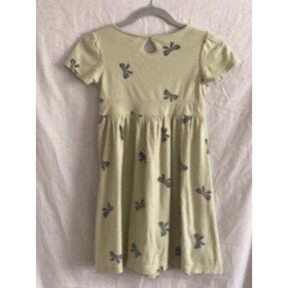 VTG Gymboree SS 2027 Dress Green Black Bows Girls 8 Back to school BTS - Picture 6 of 10